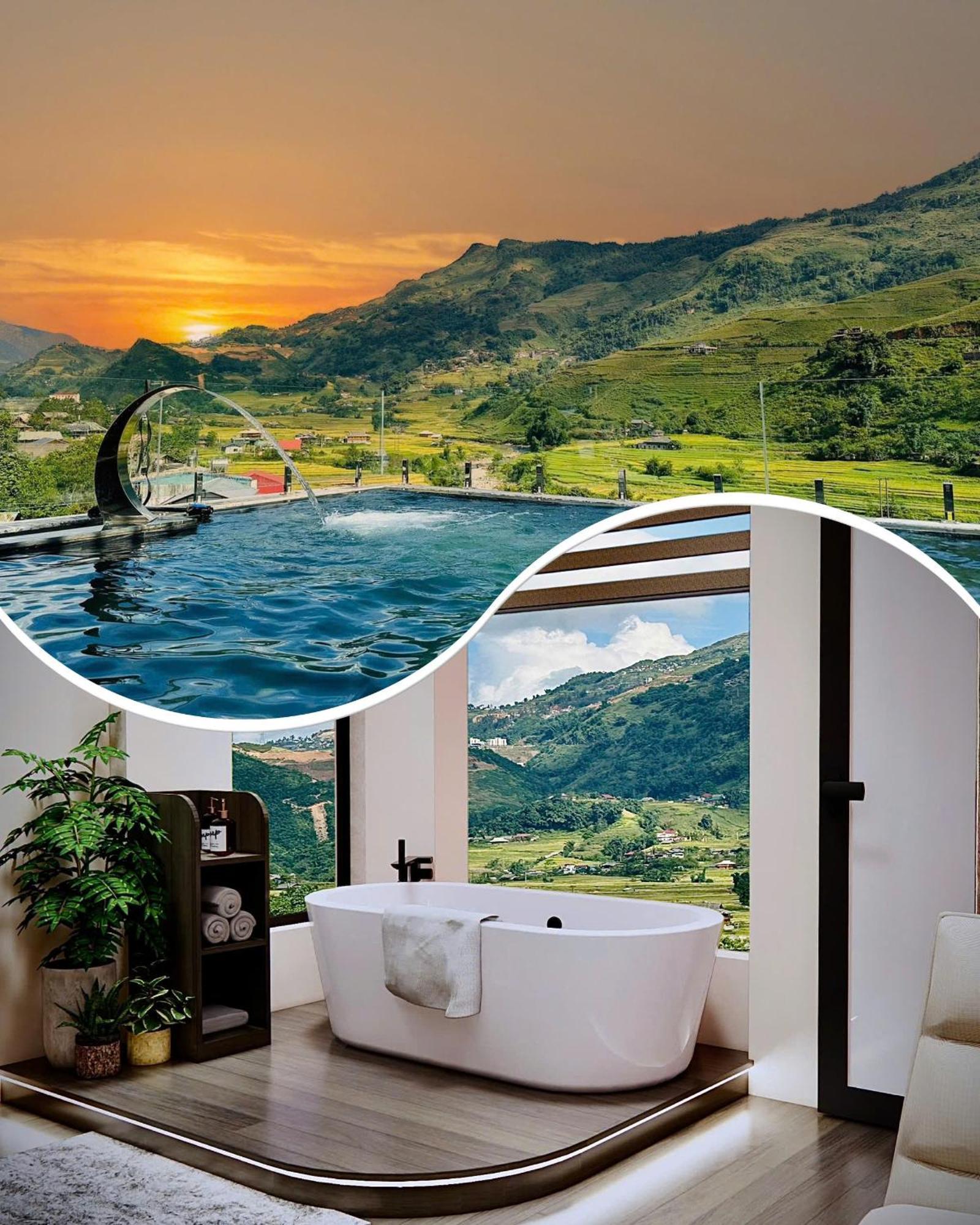 Boutique En Hotel Sapa Eksteriør bilde
